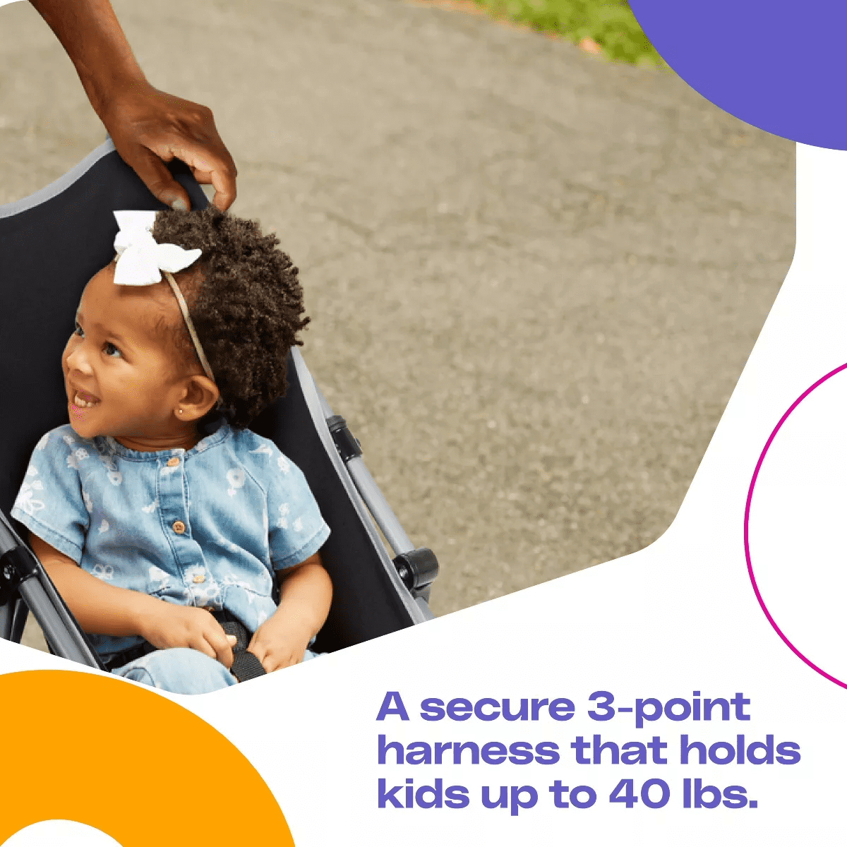 Cosco Umbrella Stroller - Black - Image 5