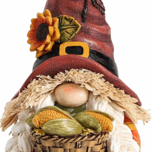 Fall Gnomes Statues for Thanksgiving Decorations,Harvest Gnomes Figurines for Fall Decor,Fall Gnome Decorations for Home Shelf Tiered Tray Decor,Autumn&Thanksgiving Theme Decorative