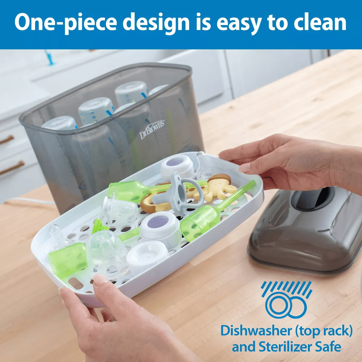 Dr. Brown'S Happypaci One-Piece 100% Silicone Pacifier - 0-6 Months - 3Pk - Image 7