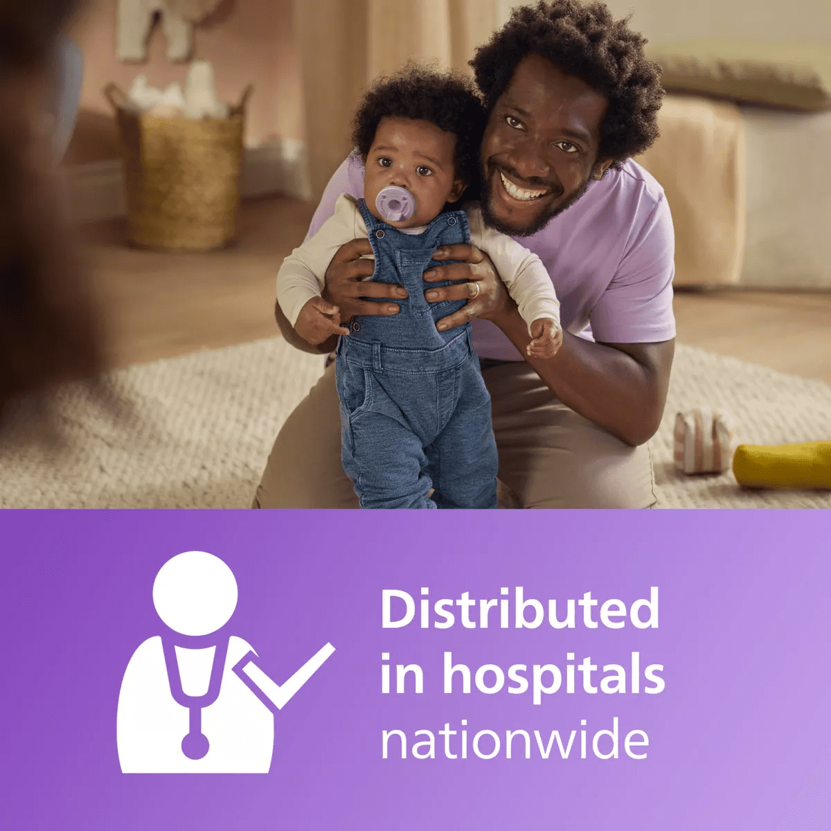 Philips Avent Soothie 3-18M - Lilac/Pastel Pink - 2Pk - Image 2