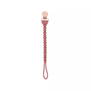 Itzy Ritzy Beaded Pacifier Clip - Universal Fit, Silicone Holder