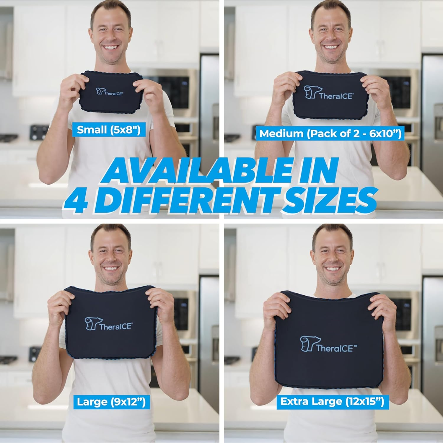 Propack Ice Pack for Injuries, Reusable Soft Multipurpose Cold Gel Ice Pack for Muscular Back Pain, Shoulder, Hip, Knee - Flexible Cold Compress Wrap for Minor Aches & Pains - 5 X 8 - Image 6