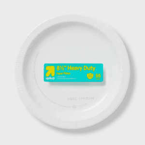 White Paper Plates 8.5" - 55Ct- Up&Up™
