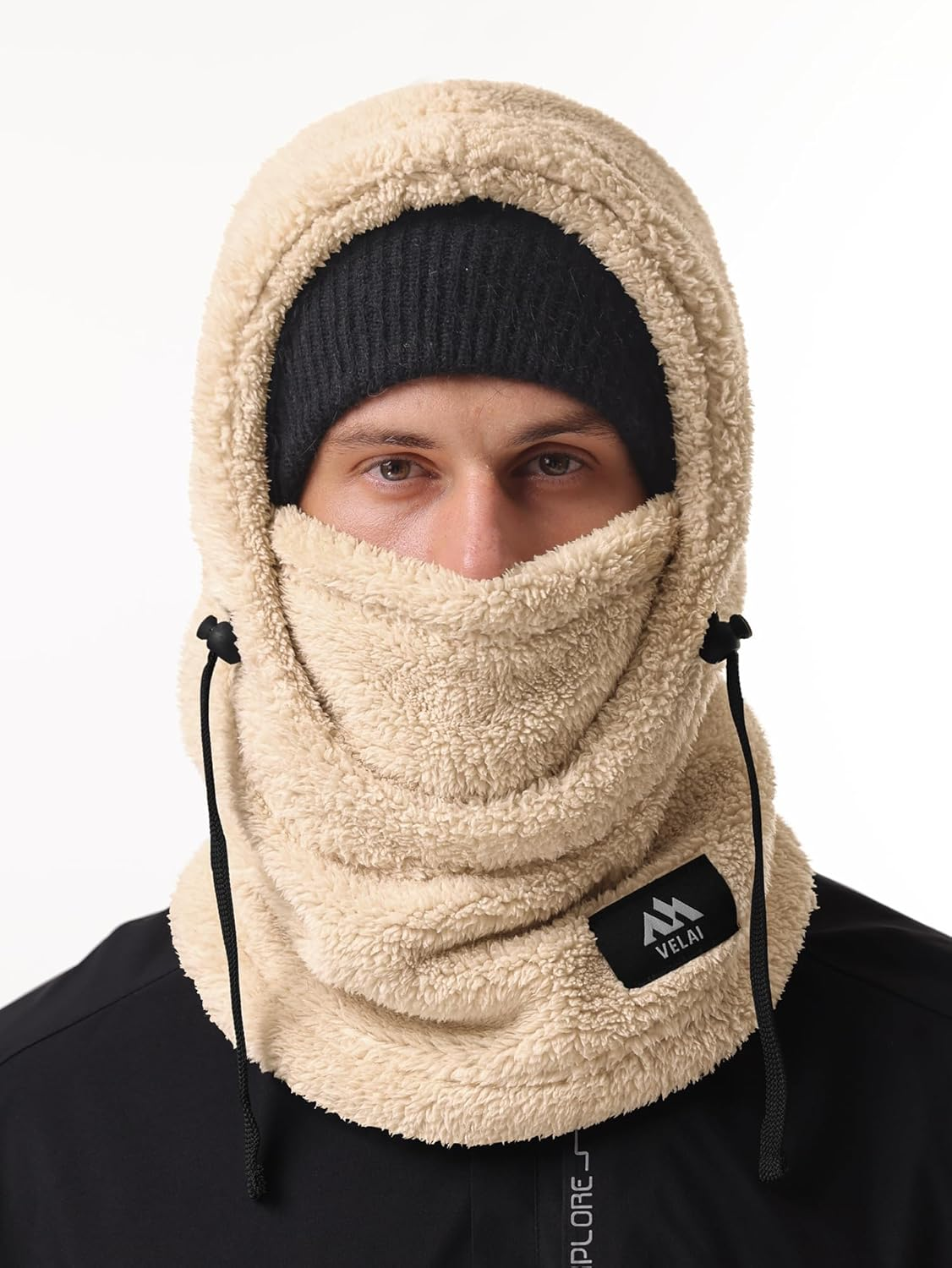Balaclava Fleece Ski Mask for Men Women Winter Face Masks Windproof Hooded Scarf Cold Weather Hat Neck Warmer - Image 2