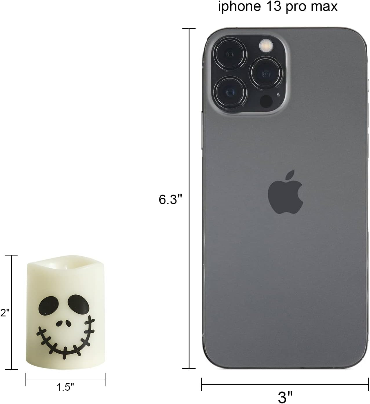 Halloween Flameless Votive Candles Color Changing with Remote Timer, Battery Operated LED Tealight Candles for Halloween Home Decoration Gifts(6 Pack, 1.5” X 2”)(Battery Included) - Image 7