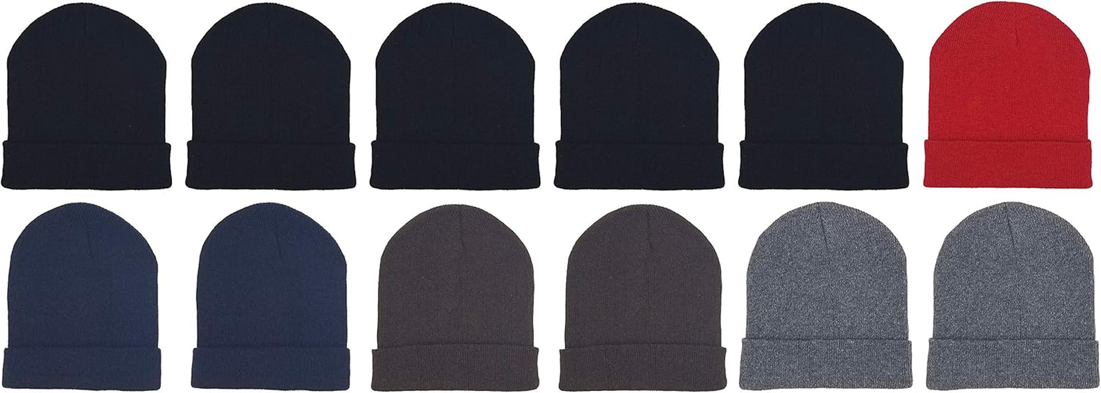 48X Winter Beanies & Gloves Combo Pack, Bulk Pack for Men Women, Warm Cozy Gift - Image 2