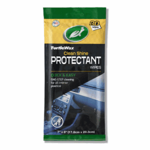 Turtle Wax 30Ct Protectant Auto Wipes Pouch: Car Cleaning Wipes, Prevents Fading & Discoloration, Floral Elderflower Scent