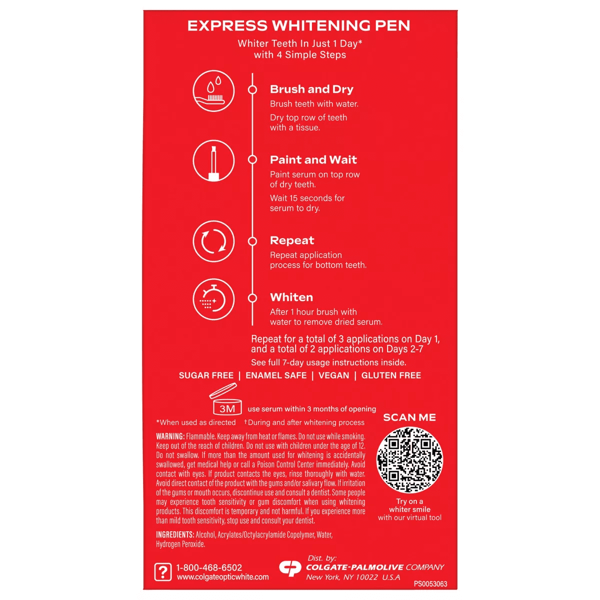 Colgate Optic White Express 7 Day Whitening Treatment Teeth Whitening Pen - 0.08 Fl Oz - Image 2