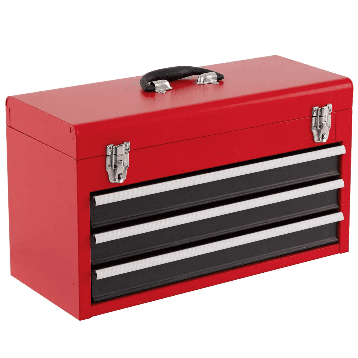 Costway Portable Tool Chest Box Storage Cabinet Garage Mechanic Organizer 3 Drawers Black/Red/Blue - Image 13