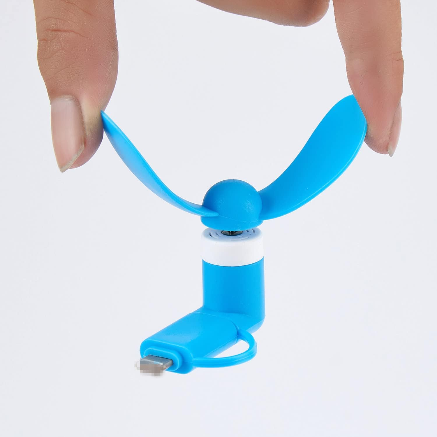 Mini Cell Phone Fan 2-In-1 Fan Compatible for Iphone, Ipad, Android Smartphone,Tablet - Colorful and Powerful- Cell Phone Summer Accessories (6-Pack) - Image 4