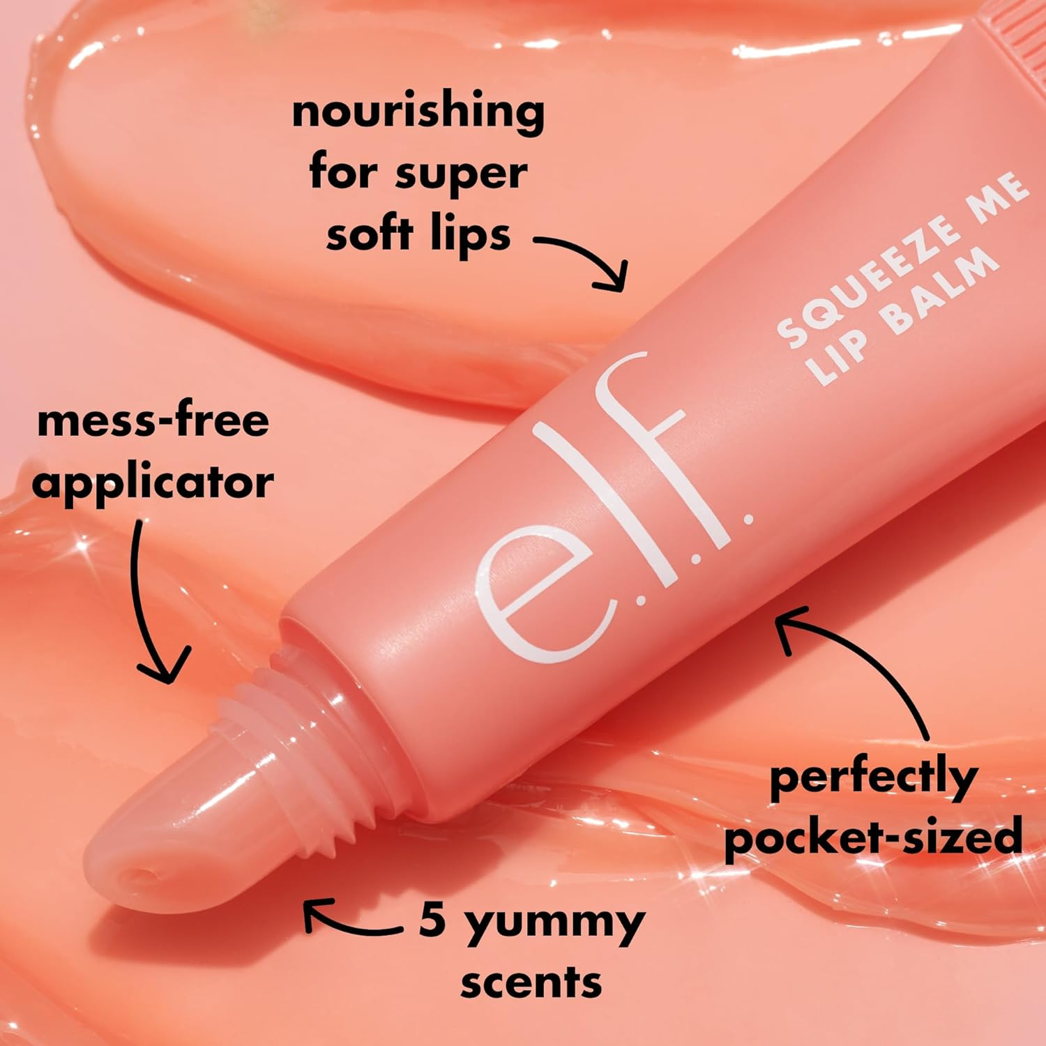 Squeeze Me Lip Balm, Moisturizing Lip Balm for a Sheer Tint of Color, Infused with Hyaluronic Acid, Vegan & Cruelty-Free, Vanilla Frosting - Image 4