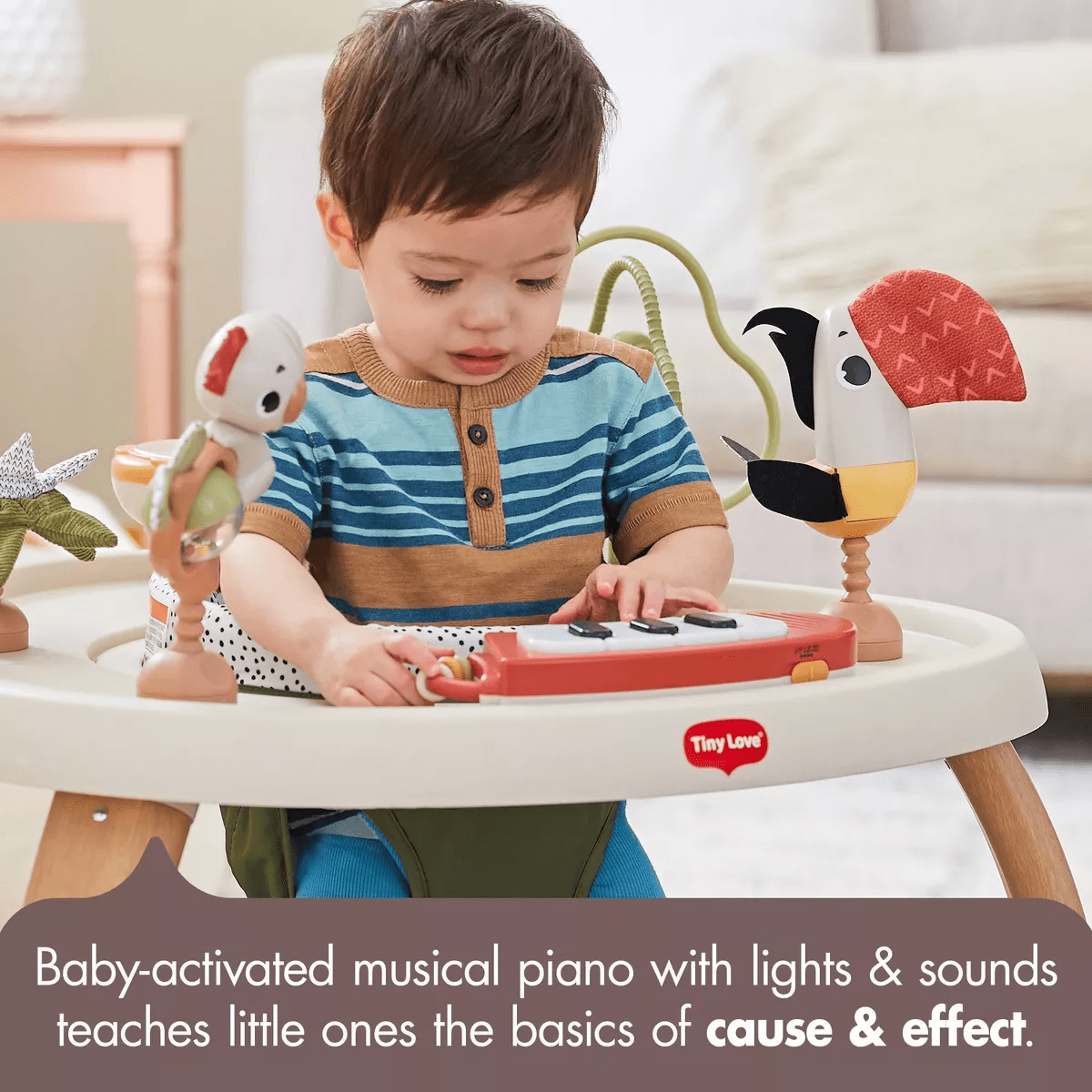 Tiny Love 5-In-1 Deluxe Stationary Activity Center - Boho - Image 22