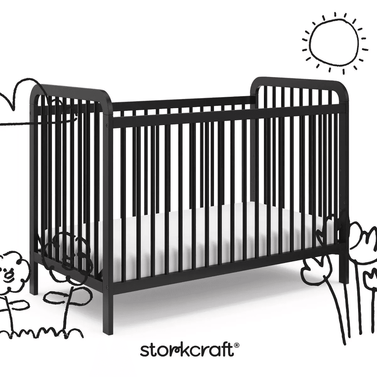Storkcraft Pasadena 3-In-1 Convertible Crib - Image 7