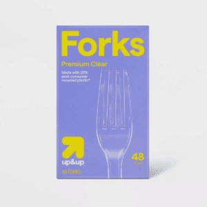Premium Clear Plastic Forks - 48Ct - Up&Up™
