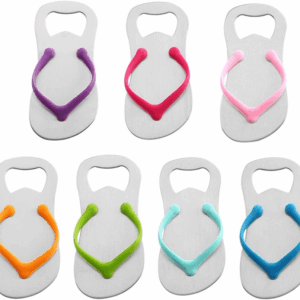 7 Pack Flip-Flop Bottle Opener, Gift Wrap for Each Opener