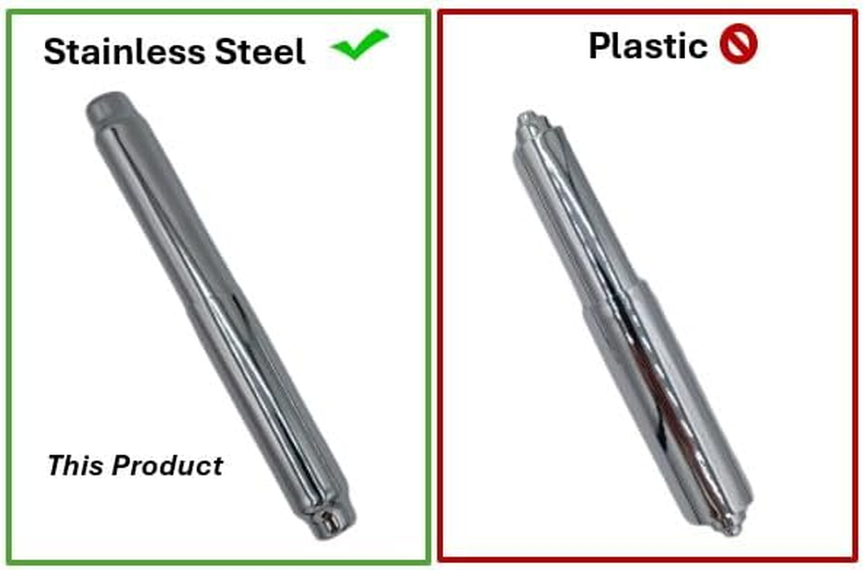 Premier Stainless Steel Toilet Paper Roller Holder, Spring-Loaded (Chrome) - Image 3