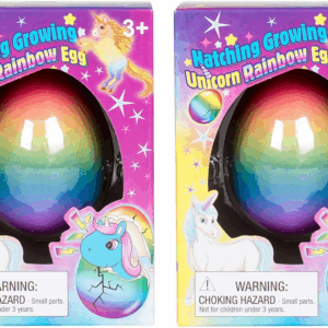Ymctoy - Surprise Growing Hatching Unicorn Rainbow Eggs, Set of 2
