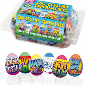 Egg-Cellent Experiment - 6 Pack Science Experiments for Children- Egg-Shaped Activity Kit for Boys and Girls - Easter Party Favor or Basket Stuffer - STEM for Kids 8+