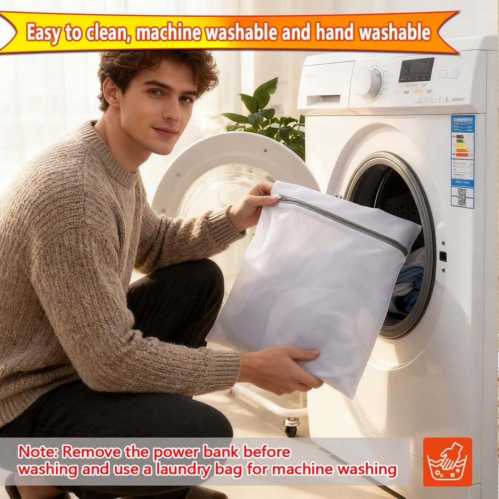 Winter Ski Heated Thermal Underwear Men Women USB Charge 42 Zone Intelligent Heated Thermals Top and Bottom Set - Image 7