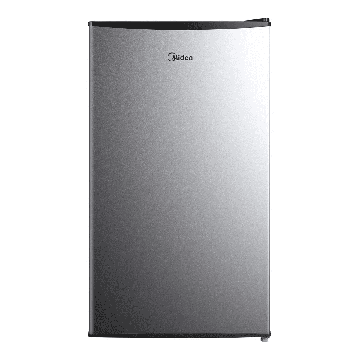 Midea 3.3 Cu Ft Compact Refrigerator: Energy Star Certified, Freestanding, Silver, Reversible Door, 3 Shelves