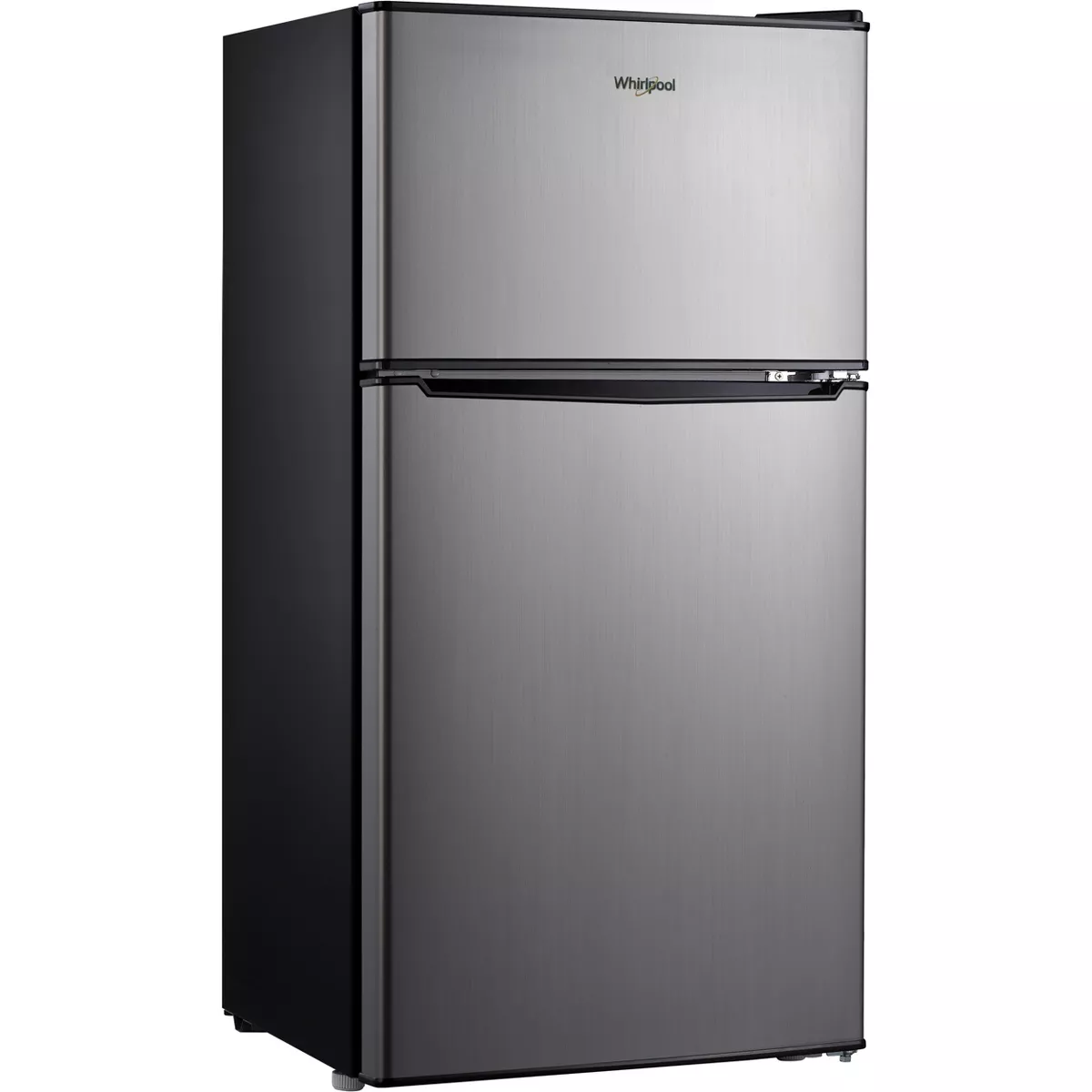 Whirlpool 4.0 Cu Ft Refrigerator WH40S1E - Stainless Steel: Mini Fridge, Energy Star, Reversible Door, 68.34 Lbs