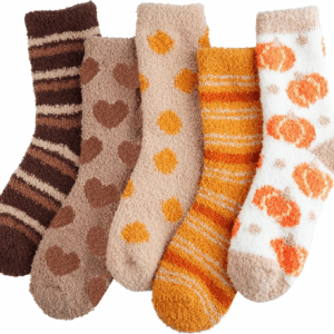 Fuzzy Socks for Women Fluffy Cozy Slipper Socks Fall Halloween Socks Birthday Gifts for Her
