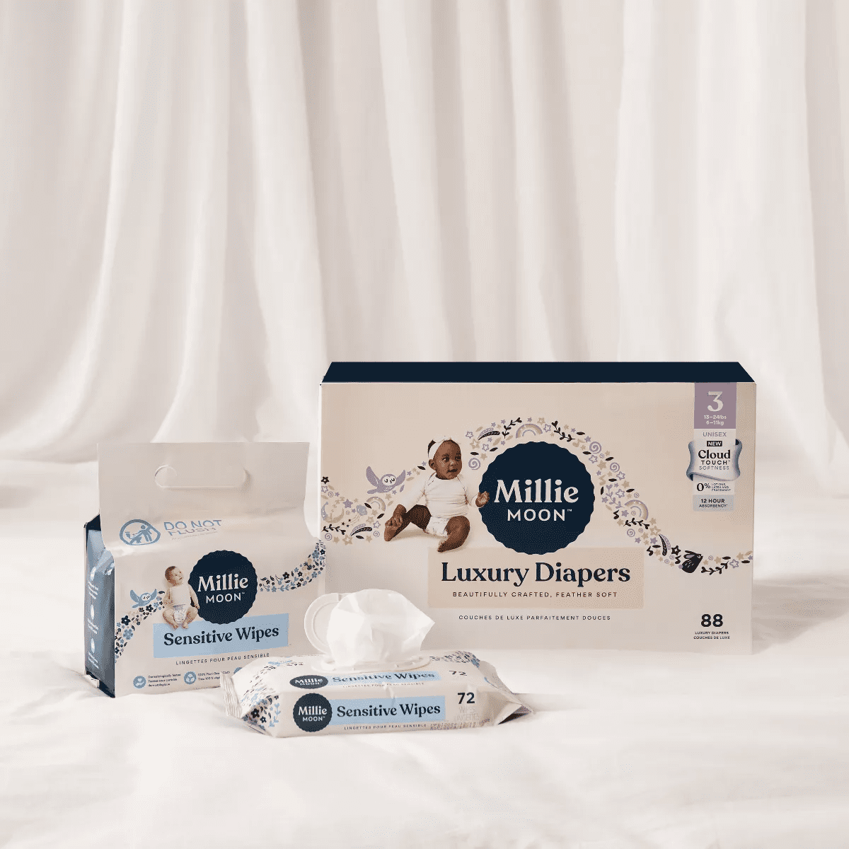 Millie Moon Sensitive Wipes (Select Count) - Image 5