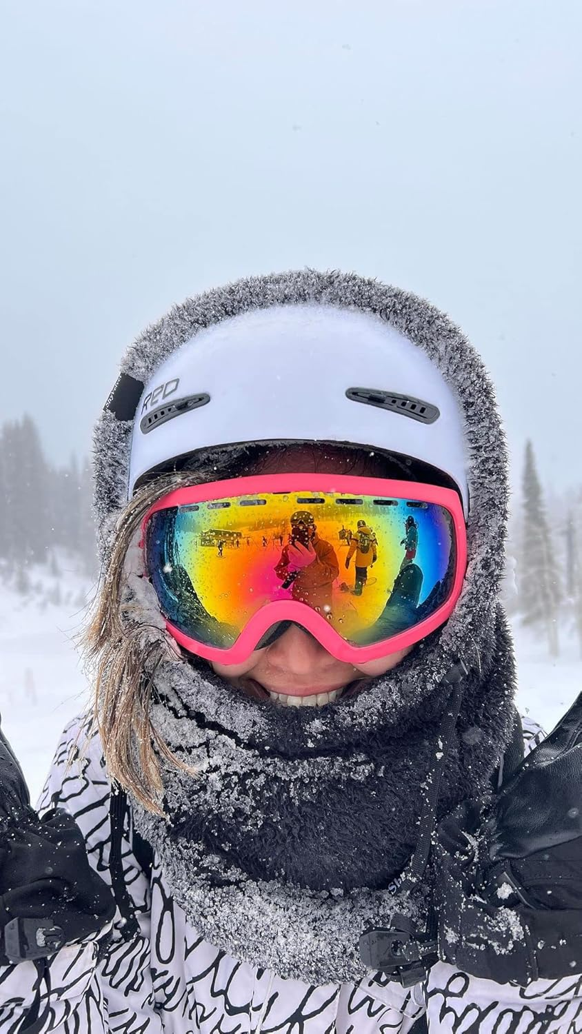 Balaclava Cold Weather Fleece Windproof Ski Mask Winter Breathable Thermal Face Mask Neck Warmer Scarf Helmet Hood - Image 4