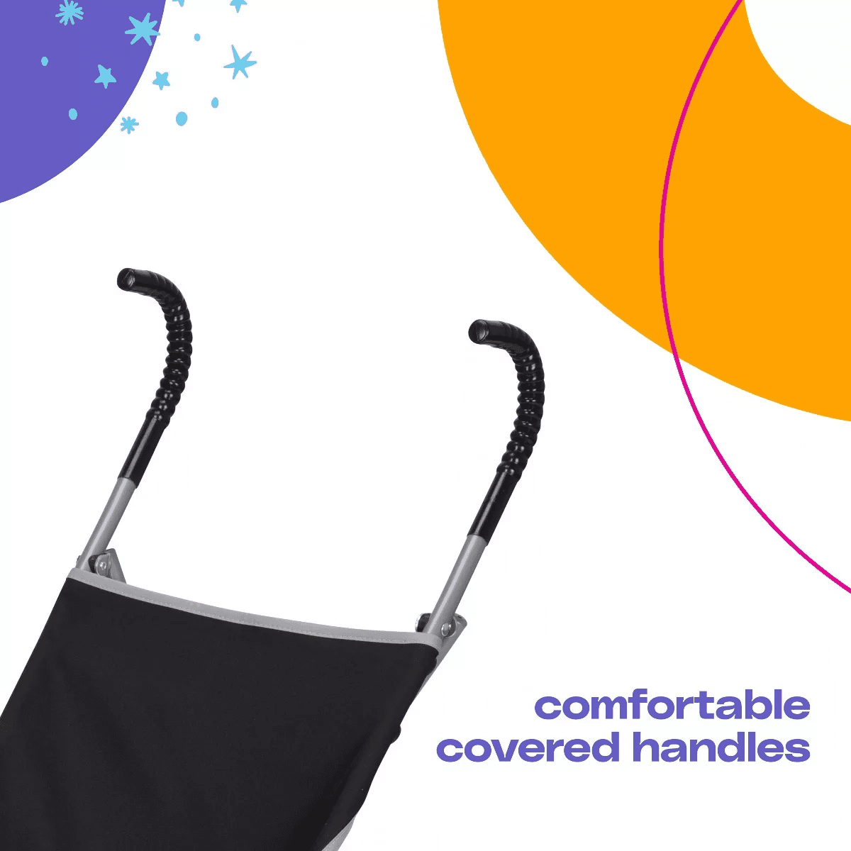 Cosco Umbrella Stroller - Black - Image 3