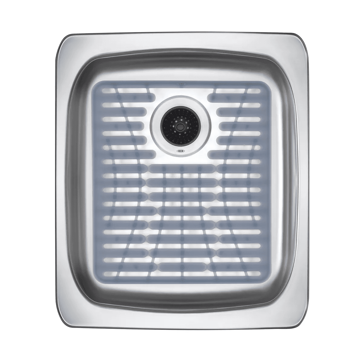 OXO 11.3" X 12.8" Silicone Sink Mat Gray: Kitchen Sink Protector & Dish Drying Mat, Machine Washable - Image 5