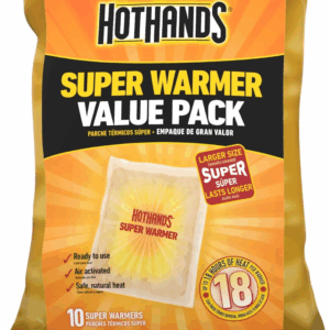 Body & Hand Super Warmers - Long Lasting Natural Odorless Air Activated Warmers - up to 18 Hours of Heat - 10 Individual Warmers