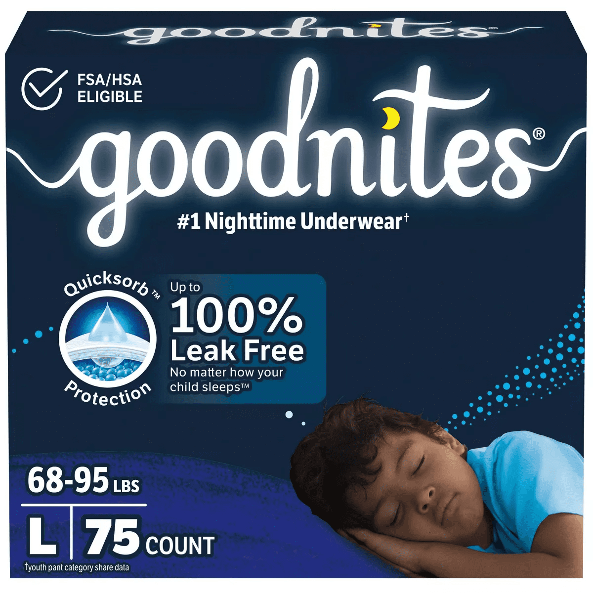Goodnites Boys' Nighttime Underwear - (Select Size and Count) - Image 13