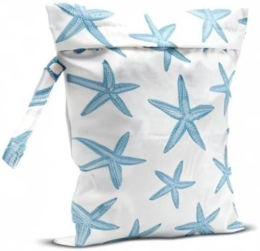 Wet Bag, Wet Dry Bag, Wet Bag for Swimsuit Travel Beach Pool Dirty Yoga Gym Clothes Makeup Bag Beach Wedding Supplies Waterproof Reusable Shell Pearl Starfish Gifts - Image 8