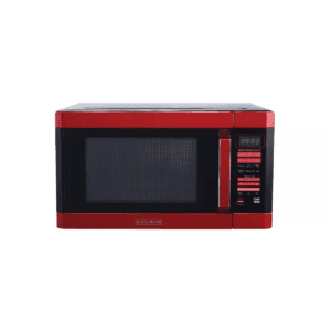 BLACK+DECKER 1.6 Cu Ft 1100W Microwave Oven - Red: Countertop, Child Lock, 6 Programs, Turntable, 1 Year Warranty
