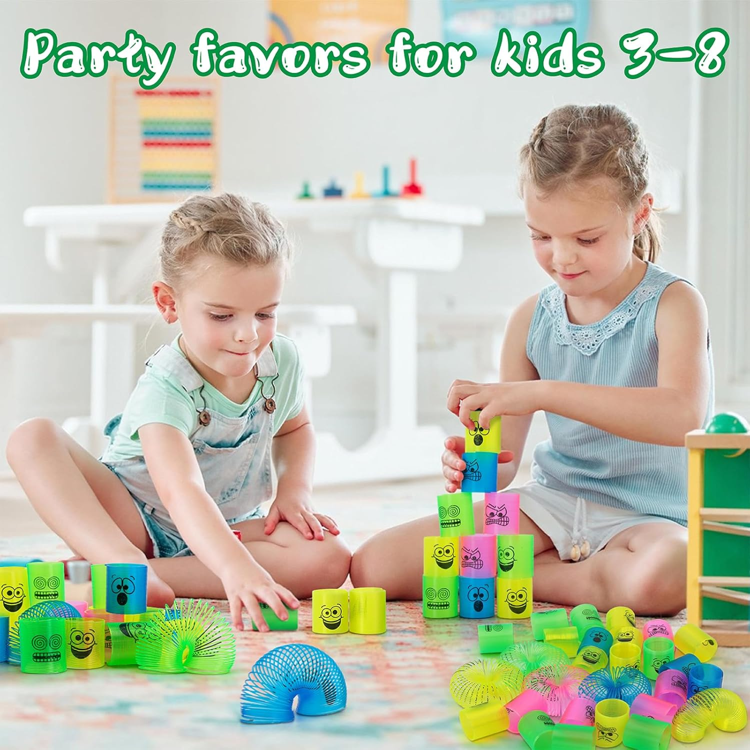 36 Pcs Mini Spring Party Favors for Kids 4 to 8 Birthday Stress Relief Bulk Fidget Goody Bag Stuffers Classroom Prizes Spring Bulk Toys for Kids Prize Presents 4 Bright Colors - Image 5