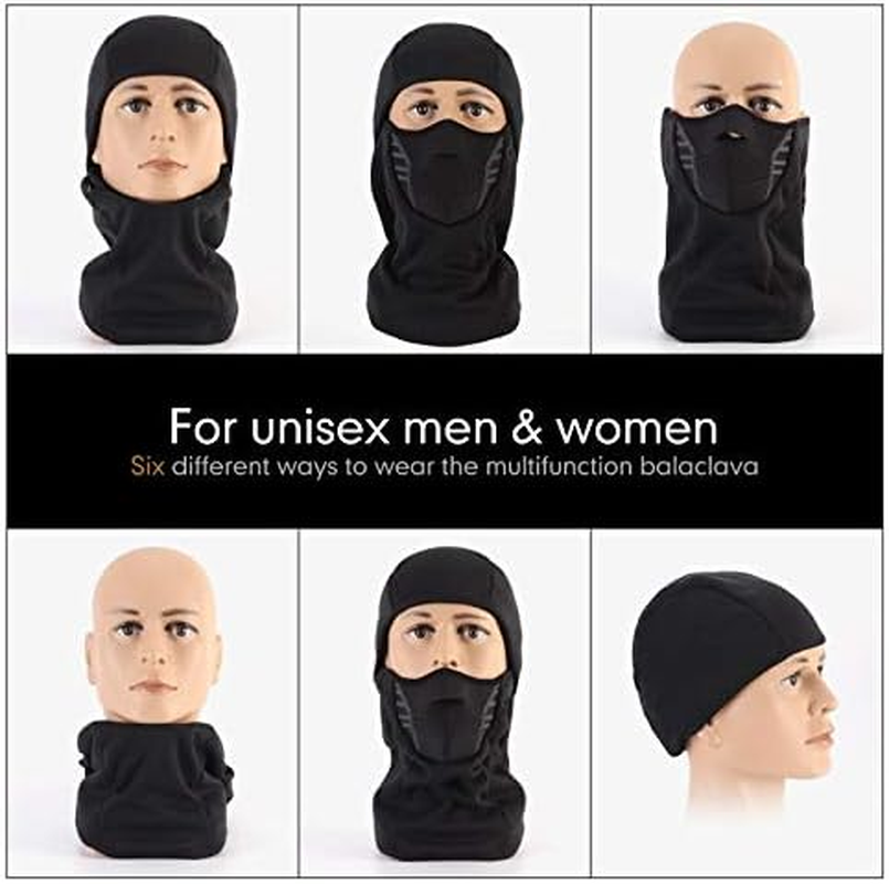 Winter Windproof Fleece Ski Mask Balaclava Headwear Motorcycle Thermal Face Mask Bandanas - Image 7