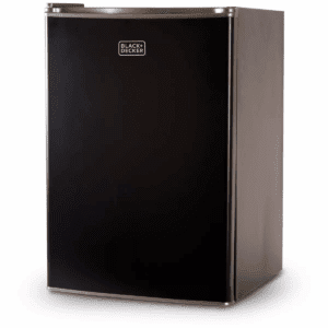 BLACK+DECKER Compact Refrigerator with Door Storage