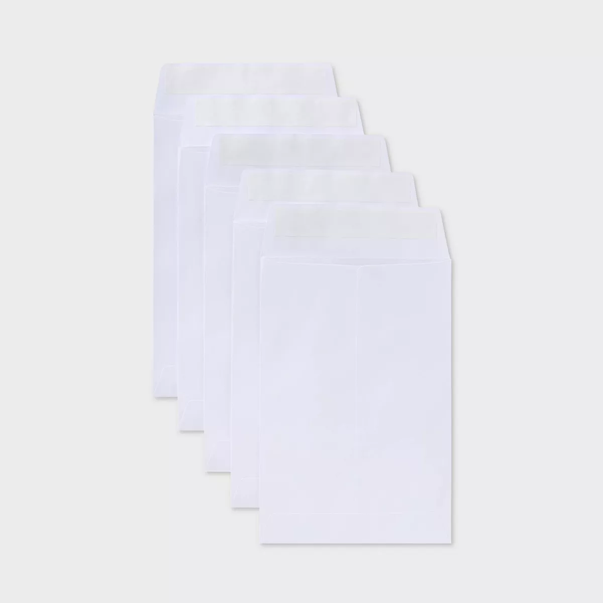 30Ct 6" X 9" Press and Seal Envelopes White - Up&Up™: Self-Seal Mailing, Paper, Gummed Flap, Size 9, 30 Pack - Image 3