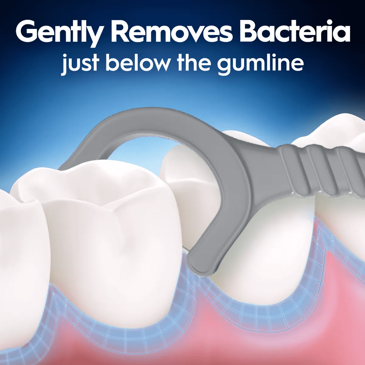 Oral-B Glide Ultra Deep Clean Floss Picks Cool Mint Flavor - 75Ct - Image 7