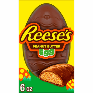 Milk Chocolate Peanut Butter Egg, Easter Candy Gift Box, 6 Oz