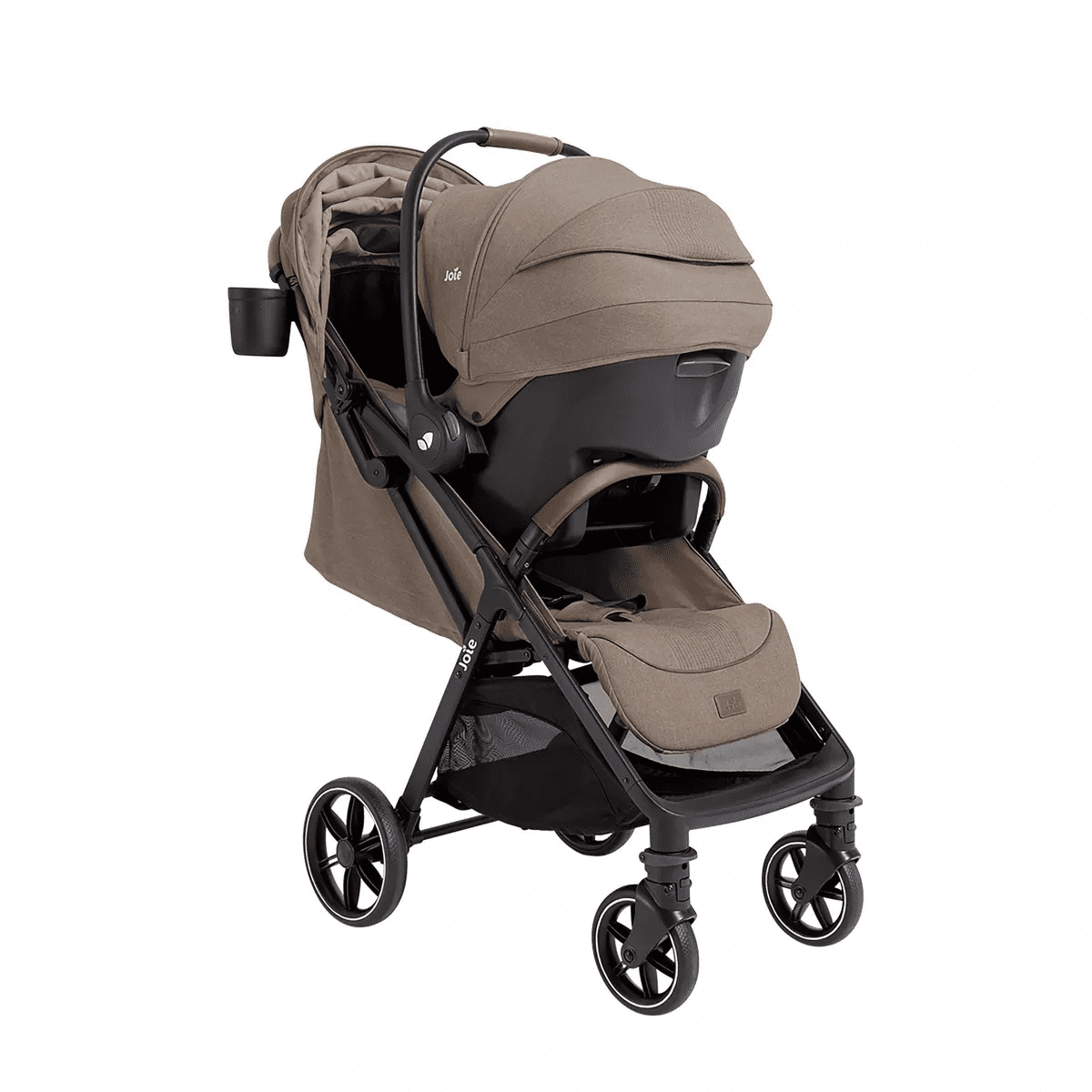 Joie Nutmeg Travel System with Mint Infant Car Seat - Maple - Image 2