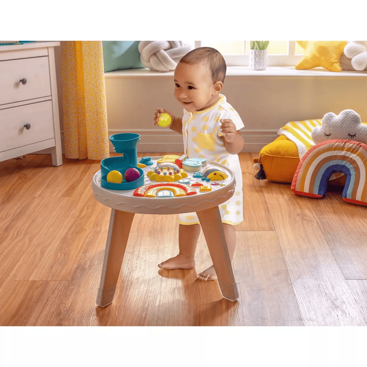 B. Toys - Baby Activity Table - Colorful & Sensory Station: Music & Sound Effects, Plastic Play Center - Image 2