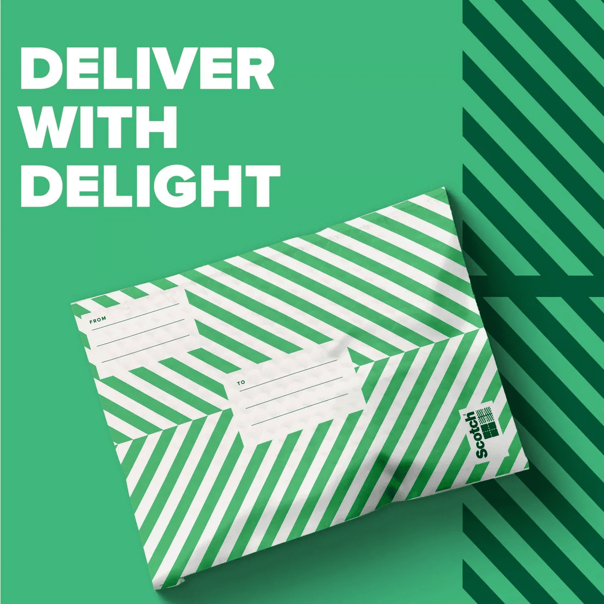 Scotch Poly Bubble Padded Mailer 3Pk Small Green - Image 7