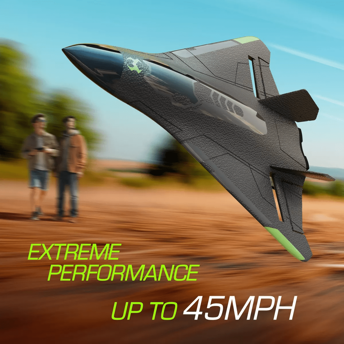 Sky Viper Vector Performance Stunt Jet: Remote Controlled Outdoor Racing Drone for Beginners - Image 2