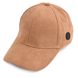 French Connection Microsuede Baseball Cap - Strapback Metal Closure