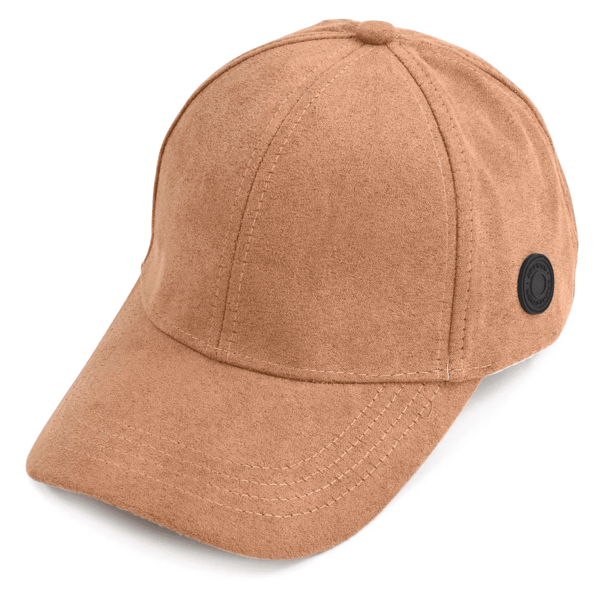 French Connection Microsuede Baseball Cap - Strapback Metal Closure