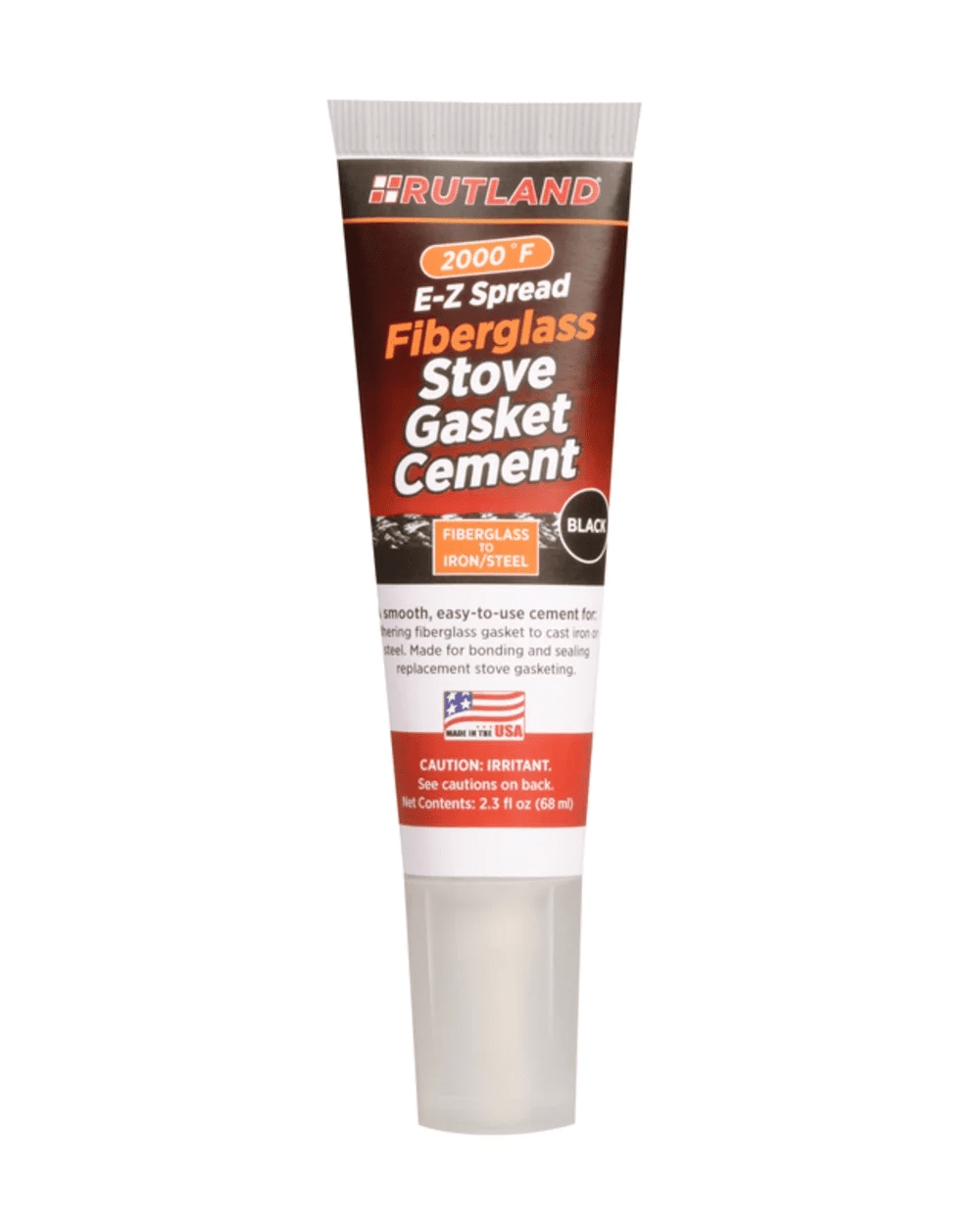 , Cement Fiberglass, Black Stove Gasket Industrial Sealant, 0.40000 Pounds 2.3 Oz - Image 2