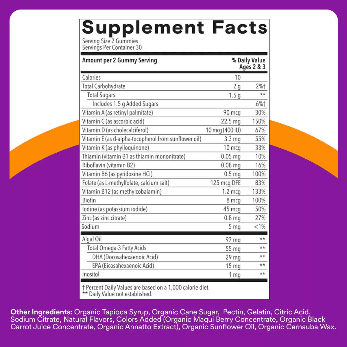 Smartypants Toddler plus Multivitamin & Omegas Gummies with Vitamins C, D3, B12 & Zinc - 60Ct - Image 5
