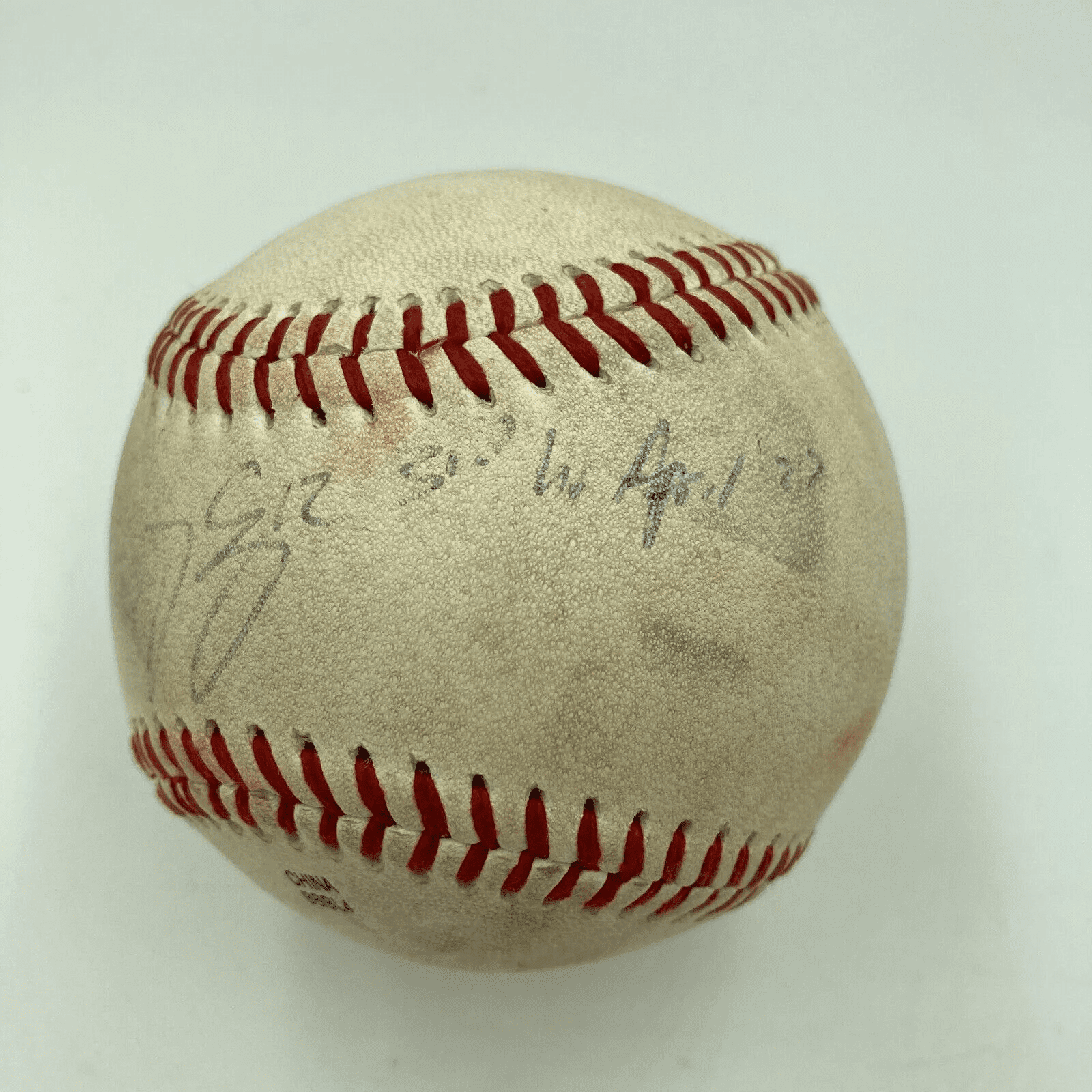 Corey Seager Signed Game Used Actual 3Rd Home Run Baseball 4-27-13 PSA DNA COA - Image 2