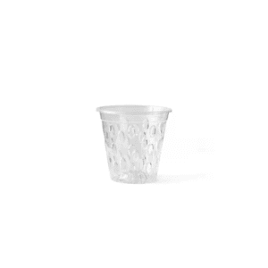 5 In. Clear Plastic Orchid Decorative Pot